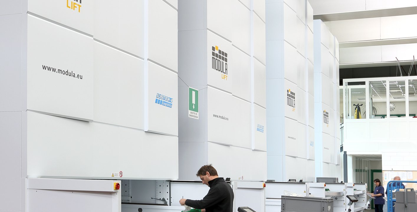 Magazzino automatico per gestione logistica ferramenta Ferrfast Torino